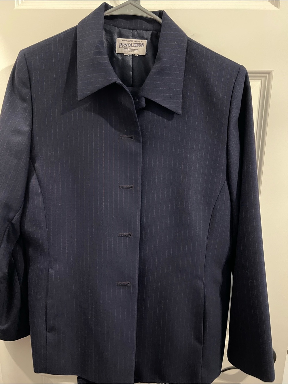 Pendleton Navy Pinstripe Women's Jacket and pants